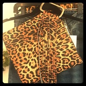 Leopard Clutch